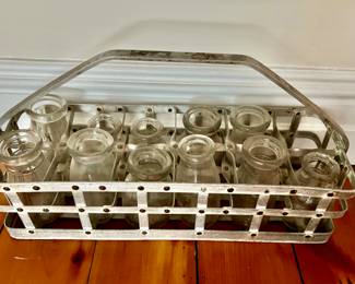 104. Collection of Farmer Milk Bottles 