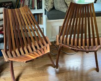 59. Pair of Heartwood Furniture Camp Chairs