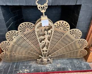 Brass Fireplace Screen
