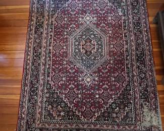 96. Silk Kashar Rug (4' x 6')