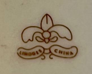 29. Vintage Limoge Porcelain Bowl w/ Stand (16" x 10")