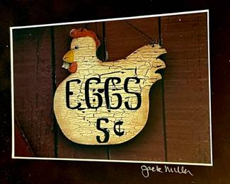 Signed Jack Miller Photograph