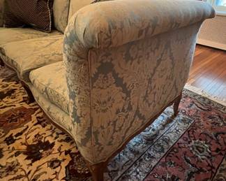 3a. Pair of Vintage 3 Cuhion Sofas (88" x 36" x 34")