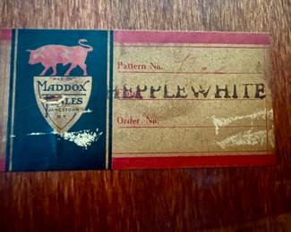 34. Vintage Hepplewhite 2pc Secretary (36" x 19" x 71")