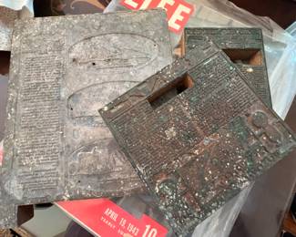 50. Collection of Printing Blocks for John Deere Catalogue 