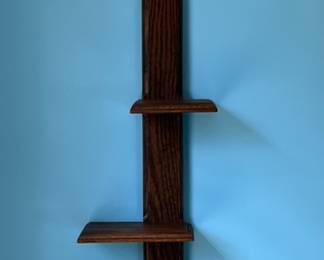 127. Pair of Hanging Shelves 