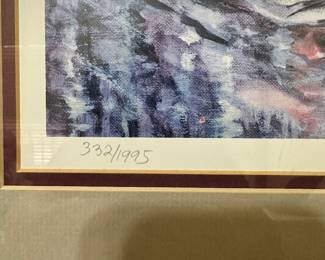 #29 - $50.00 - McGuires Irish Pub Picture, 332/1995  24H x 29W -limited edition 332/1995 signed Strickland