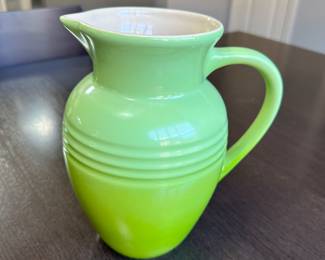 #41 - $26.00 - Le Creuset water pitcher lime green