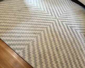 #8 - $200.00 - Area rug, grey and beige 120L x 95W