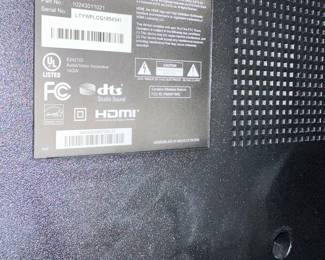 #30 - $140.00 - Vizio TV, 50"