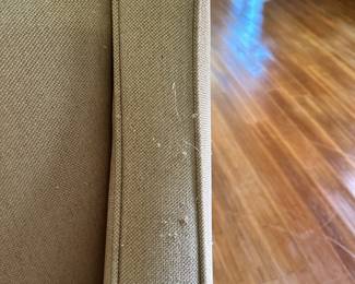 #7 - $ 1000.00 - 3 piece sectional, curved sectional (row Furniture made in USA) outside section 80L x 34H x 42W middle section 77L x 34H x 42D