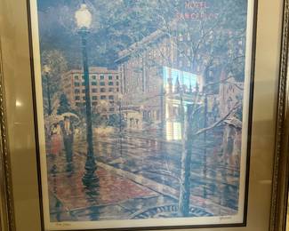 #45 - $50.00 - Hotel San Carlos print 924/1993 signed by Stickland