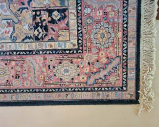 STUNNING KARASTAN NAVY HERIZ 10'X14' AREA RUG $800