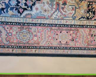 STUNNING KARASTAN NAVY HERIZ 10'X14' AREA RUG $800