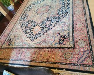 STUNNING KARASTAN NAVY HERIZ 10'X14' AREA RUG $800