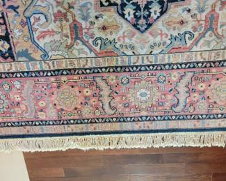 STUNNING KARASTAN NAVY HERIZ 10'X14' AREA RUG $800