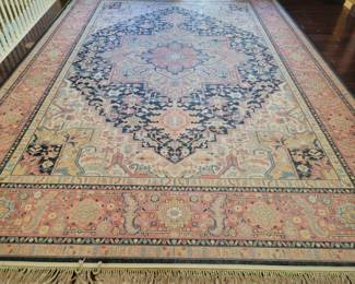 STUNNING KARASTAN NAVY HERIZ 10'X14' AREA RUG $800