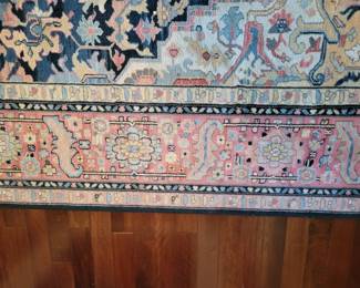 STUNNING KARASTAN NAVY HERIZ 10'X14' AREA RUG $800