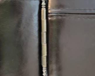 FAUX LEATHER LONG EXCELLENT CONDITION STORAGE OTTOMAN $75