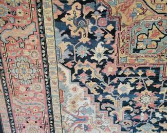 STUNNING KARASTAN NAVY HERIZ 10'X14' AREA RUG $800