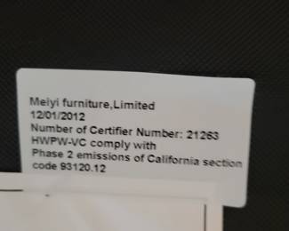 FAUX LEATHER LONG EXCELLENT CONDITION STORAGE OTTOMAN $75