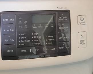 STACKABLE SAMSUNG WASHER AND DRYER VERY CLEAN $300 BOTH OR $150 EACH