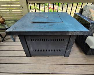 Firepit with propane tank $75
