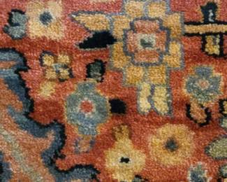 STUNNING KARASTAN NAVY HERIZ 10'X14' AREA RUG $800