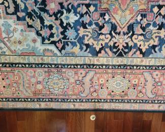 STUNNING KARASTAN NAVY HERIZ 10'X14' AREA RUG $800