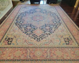 STUNNING KARASTAN NAVY HERIZ 10'X14' AREA RUG $800