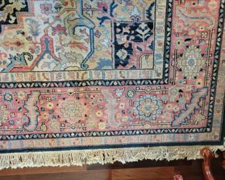 STUNNING KARASTAN NAVY HERIZ 10'X14' AREA RUG $800