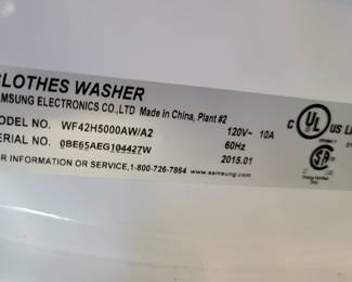 STACKABLE SAMSUNG WASHER AND DRYER VERY CLEAN $300 BOTH OR $150 EACH