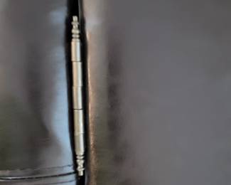 FAUX LEATHER LONG EXCELLENT CONDITION STORAGE OTTOMAN $75