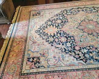 STUNNING KARASTAN NAVY HERIZ 10'X14' AREA RUG $800