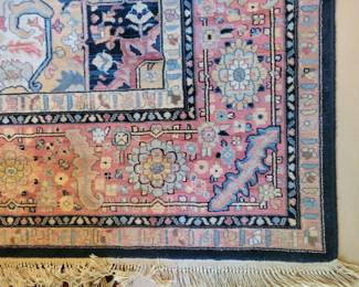 STUNNING KARASTAN NAVY HERIZ 10'X14' AREA RUG $800