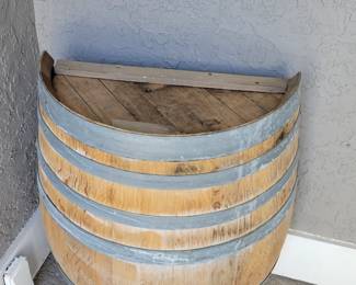1/2 WINE BARREL $50