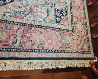 STUNNING KARASTAN NAVY HERIZ 10'X14' AREA RUG $800
