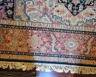 STUNNING KARASTAN NAVY HERIZ 10'X14' AREA RUG $800