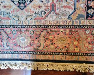 STUNNING KARASTAN NAVY HERIZ 10'X14' AREA RUG $800