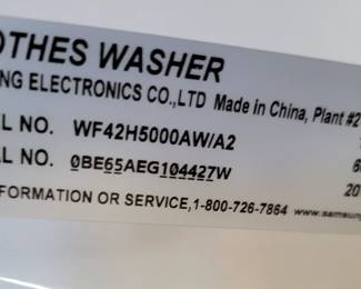 STACKABLE SAMSUNG WASHER AND DRYER VERY CLEAN $300 BOTH OR $150 EACH