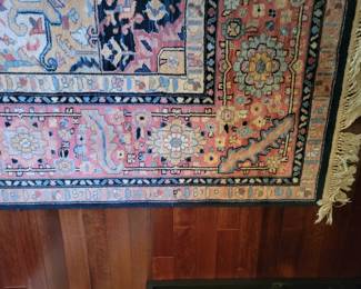 STUNNING KARASTAN NAVY HERIZ 10'X14' AREA RUG $800