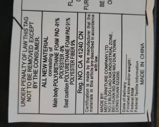 FAUX LEATHER LONG EXCELLENT CONDITION STORAGE OTTOMAN $75