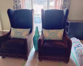 Blaine Collection by Bernhardt Velvet - High Wing Back $250 EACH
Construction: Sinuous Spring
Cushion: Luxe Down
Dimensions: 54" H x 30" W x 41- 1/2" D