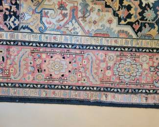 STUNNING KARASTAN NAVY HERIZ 10'X14' AREA RUG $800