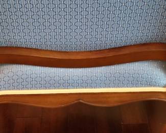 CALICO CORNERS CUSTOM FURNITURE - FRENCH PARLOR CHAIRS WITH ACCENT PILLOWS(THESE WERE CUSTOM ORDERED AND IN LIKE NEW CONDITION WITH GREAT COLORS) $100 EACH