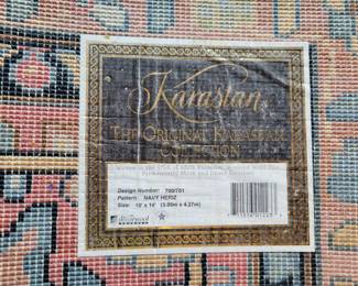 STUNNING KARASTAN NAVY HERIZ 10'X14' AREA RUG $800
