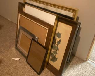 Picture frames and art work 
