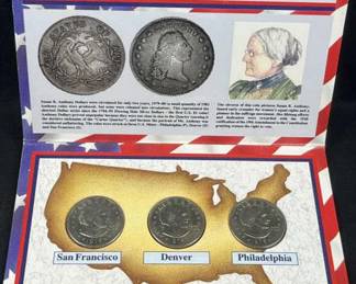 1979-P,D,S Susan B Anthony Mint Set