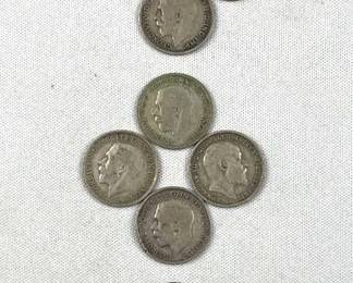 (11) 925 Silver Great Britain 3 Pence 1878-1920