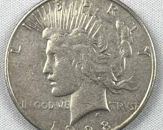1928-S Peace Silver Dollar, Better Date